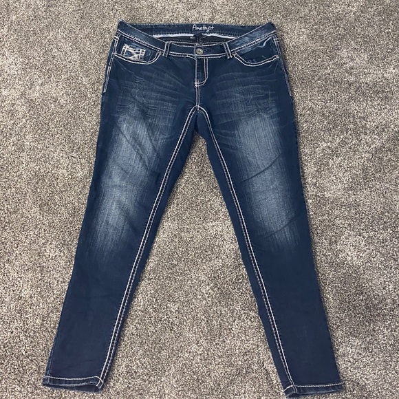 Amethyst Jeans Denim - Amethyst - Size 14 Skinny Jeans